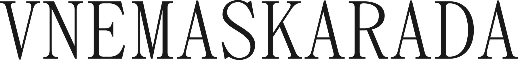 VNEMASKARADA